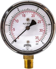 Winters - 5 psi, Pressure Test Gauge and Calibrator - 2-1/2 Inch Diameter - Industrial Tool & Supply