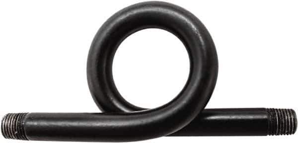 Winters - 1/4 Thread, 1,650 Max psi, Steel Case Material, Pressure Gauge Siphon - 4.6 Inch Long, Male Port, Air, 80 Material Grade - Industrial Tool & Supply