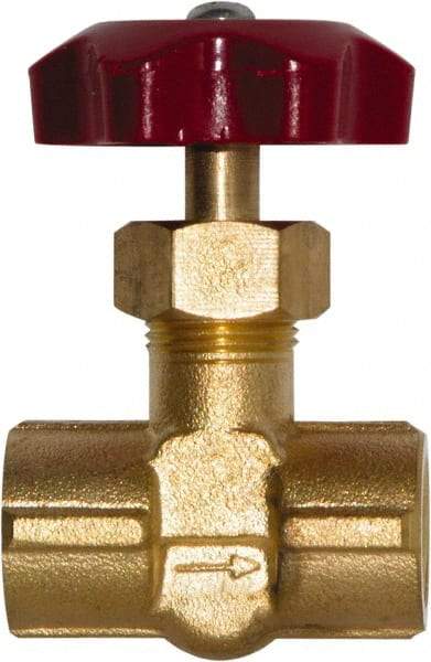 Winters - 1/4" Pipe, FNPT x FNPT End Connection, Lead Free Brass Pressure Regulating Valve - Buna N Seal, 0 to 400 psi Working Pressure - Industrial Tool & Supply