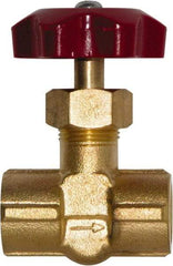 Winters - 1/4" Pipe, FNPT x FNPT End Connection, Lead Free Brass Pressure Regulating Valve - Buna N Seal, 0 to 400 psi Working Pressure - Industrial Tool & Supply