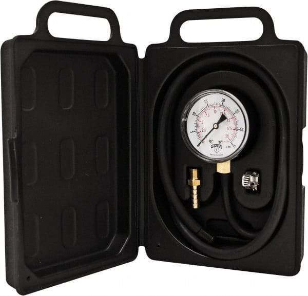 Winters - 35 psi, Pressure Test Gauge and Calibrator - 2-1/2 Inch Diameter - Industrial Tool & Supply