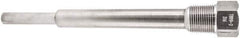 Winters - 10 Inch Overall Length, 3/4 Inch Thread, 316 Stainless Steel Thermowell - 7-1/2 Inch Insertion Length - Industrial Tool & Supply