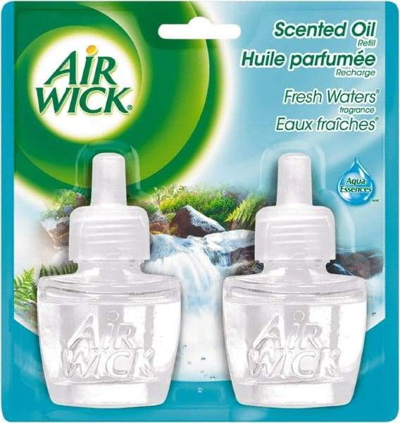Air Wick - 0.67 oz Air Freshener Dispenser Refill - Fresh Waters, Compatible with Air Wick Oil Warmers - Industrial Tool & Supply