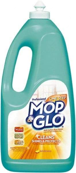 Mop&Glo - Bottle Cleaner - Use on Ceramic Tile, Laminate Surfaces, Linoleum, Quarry Tile, Cement, Concrete, Vinyl Tile, Terra Cotta, Terrazzo, Vinyl Composite Tile (VCT) - Industrial Tool & Supply