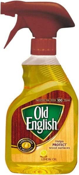 Old English - 12 Fluid Ounce Liquid Furniture Polish - Lemon Scent, Spray Bottle - Industrial Tool & Supply