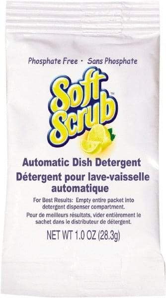 Soft Scrub - 1 oz Packet Automatic Dishwashing Powder - Lemon Scented - Industrial Tool & Supply