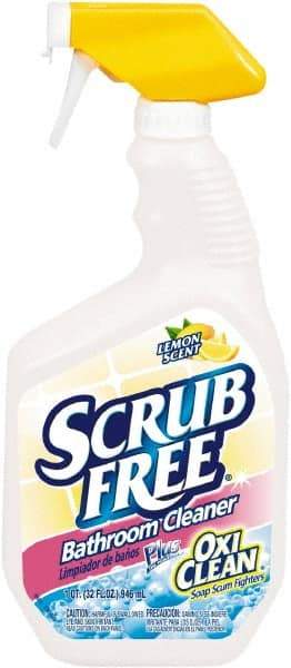 Arm & Hammer - 32 oz Spray Bottle Liquid Bathroom Cleaner - Lemon Scent, Soap Scum Remover - Industrial Tool & Supply