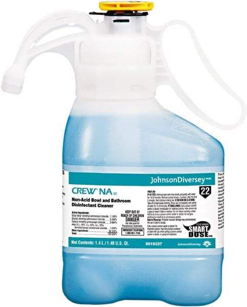 Diversey - 47 oz Bottle Liquid Bathroom Cleaner - Floral Scent, Disinfectant, Nonacidic, Toilet Bowl - Industrial Tool & Supply