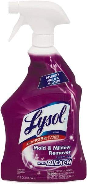 Lysol - 1 qt Spray Bottle Liquid Bathroom Cleaner - Unscented Scent, Disinfectant, Mold & Mildew Cleaner - Industrial Tool & Supply