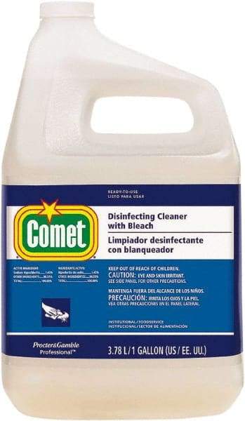 Comet USA LLC - 1 Gal Jug Liquid Bathroom Cleaner - Fresh Scent, Disinfectant, General Purpose Cleaner - Industrial Tool & Supply