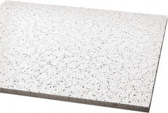 Armstrong World - 48" Long x 24" Wide, Wet-Formed Mineral Fiber Acoustic Ceiling Tile - ASTM E1264 Specification, White - Industrial Tool & Supply