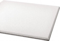 Armstrong World - 24" Long x 24" Wide, Wet-Formed Mineral Fiber Acoustic Ceiling Tile - ASTM E1264 Specification, White - Industrial Tool & Supply