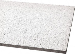 Armstrong World - 48" Long x 24" Wide, Wet-Formed Mineral Fiber Acoustic Ceiling Tile - ASTM E1264 Specification, White - Industrial Tool & Supply