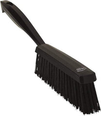 Vikan - 14" OAL, Polyester Staple Set Bench Brush - 2" Bristle Length, 6-3/8" Long Head, Black - Industrial Tool & Supply