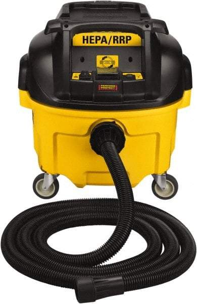 DeWALT - 8 Gal, Plastic Tank, Vacuum - 15 Amps - Industrial Tool & Supply