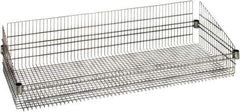 Quantum Storage - Wire Basket Unit - 48" Wide x 18" Deep x 10" High, - Industrial Tool & Supply