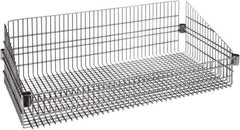 Quantum Storage - Wire Basket Unit - 36" Wide x 18" Deep x 10" High, - Industrial Tool & Supply