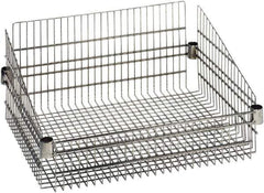Quantum Storage - Wire Basket Unit - 24" Wide x 24" Deep x 10" High, - Industrial Tool & Supply