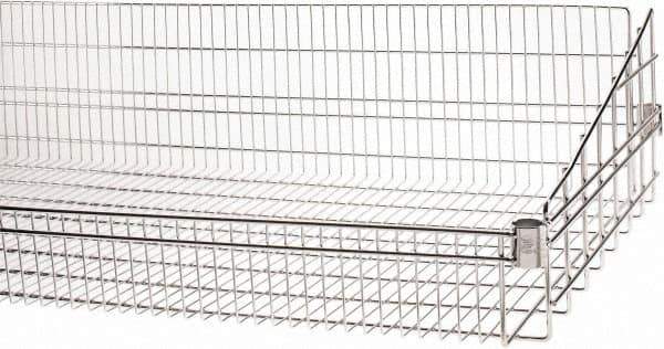 Quantum Storage - Wire Basket Unit - 60" Wide x 24" Deep x 10" High, - Industrial Tool & Supply