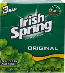 Irish Spring - 3.75 oz Box Bar Soap - Green, Original Scent - Industrial Tool & Supply