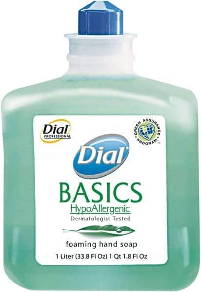 Dial - 1 L Dispenser Refill Foam Soap - Green, Honeysuckle Scent - Industrial Tool & Supply