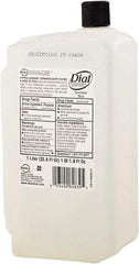 Dial - 1 L Dispenser Refill Liquid Soap - Clear, Pleasant Fragrance Scent - Industrial Tool & Supply