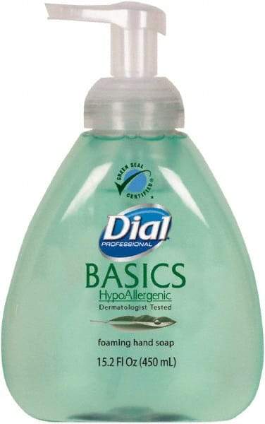 Dial - 15.2 oz Pump Bottle Foam Soap - Light Green, Fresh Fragrance Scent - Industrial Tool & Supply