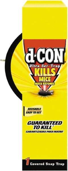 d-CON - Snap Trap for Use on Mice - 6-1/2 Inch Long - Industrial Tool & Supply