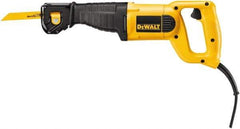 DeWALT - 2,800 Strokes per Minute, 1-1/8 Inch Stroke Length, Electric Reciprocating Saw - 120 Volts, 10 Amps - Industrial Tool & Supply