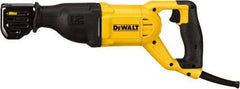 DeWALT - 2,900 Strokes per Minute, 1-1/8 Inch Stroke Length, Electric Reciprocating Saw - 120 Volts, 12 Amps - Industrial Tool & Supply