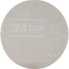 3M - 8" Diam, 1,000 Grit Aluminum Oxide Adhesive PSA Disc - Super Fine Grade, Black, Cloth Backing, Flexible, Use with Random Orbital Sanders - Industrial Tool & Supply