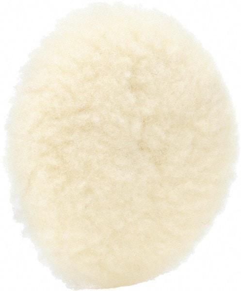 3M - 3" Diam 100% Wool Buffing & Backing Pad - Industrial Tool & Supply