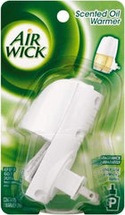 Air Wick - 4,800 Cu Ft Coverage, White Metered Aerosol Dispenser - Industrial Tool & Supply