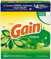 Gain - 91 oz Powder Laundry Detergent - Powder - Industrial Tool & Supply