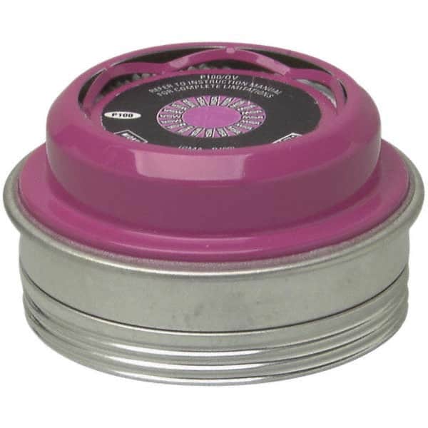 MSA - 1 6-Piece Organic Vapor & Particulates Iodine Vapor/P100 Particulate Filter Cartridge/Filter Combination - Industrial Tool & Supply