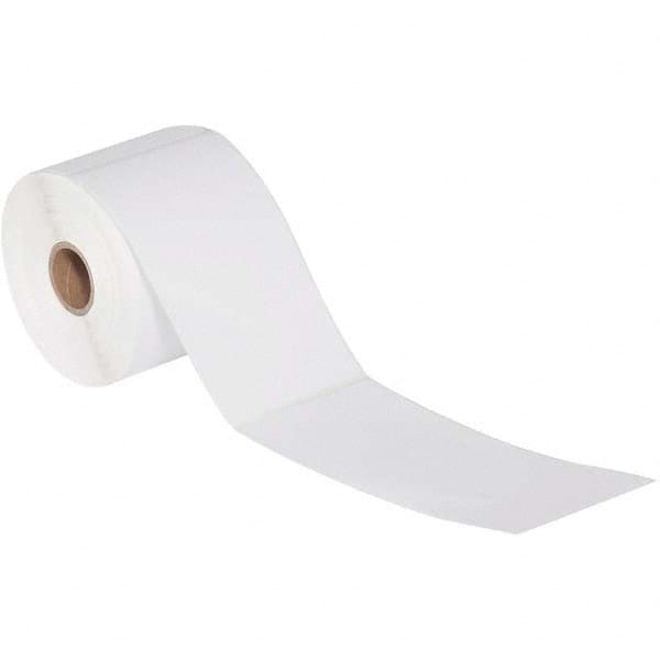 Value Collection - Pack of 12 Rolls, 305 Labels per Roll, 4" x 5" White Paper Thermal Labels - Industrial Tool & Supply