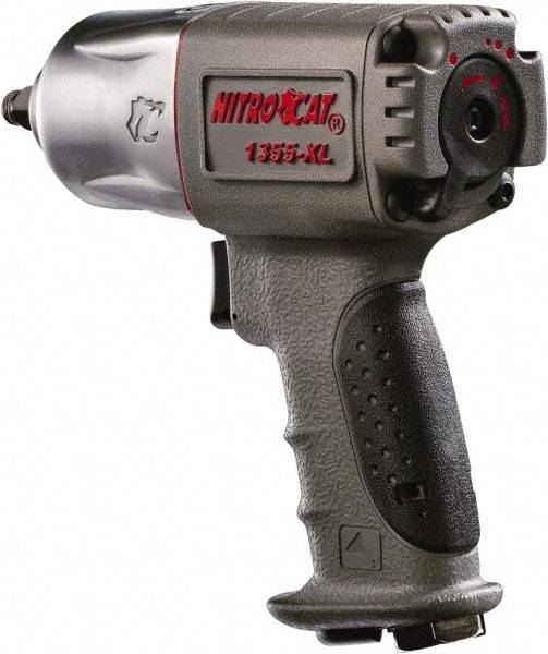 AIRCAT - 3/8" Drive, 10,000 RPM, 500 Ft/Lb Torque Impact Wrench - Pistol Grip Handle, 1,350 IPM, 6 CFM, 90 psi, 1/4" NPT Inlet - Industrial Tool & Supply