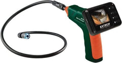 Extech - Video Borescope - 17 mm Probe Diameter, 2.4 Inch LCD Display, 480 x 234 Resolution - Industrial Tool & Supply