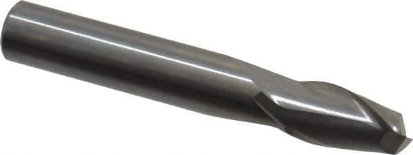 Onsrud - 3/8" Cutting Diam x 5/8" Length of Cut, 2 Flute, Upcut Spiral Router Bit - Uncoated, Right Hand Cut, Solid Carbide, 2-1/2" OAL x 3/8" Shank Diam, Bottom-Surfacing, 30° Helix Angle - Industrial Tool & Supply