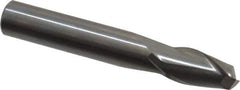 Onsrud - 3/8" Cutting Diam x 5/8" Length of Cut, 2 Flute, Upcut Spiral Router Bit - Uncoated, Right Hand Cut, Solid Carbide, 2-1/2" OAL x 3/8" Shank Diam, Bottom-Surfacing, 30° Helix Angle - Industrial Tool & Supply