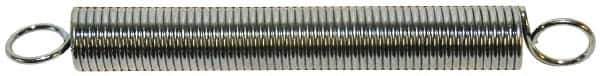 Gardner Spring - 0.312" OD, 2.62 Lb Max Load, 3.12" Max Ext Len, 0.0286" Wire Diam Spring - 1.36 Lb/In Rating - Industrial Tool & Supply