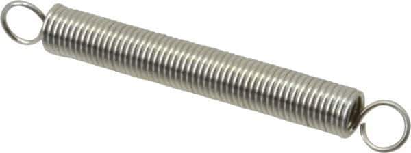 Gardner Spring - 0.187" OD, 2.33 Lb Max Load, 2.91" Max Ext Len, 0.023" Wire Diam Spring - 1.56 Lb/In Rating - Industrial Tool & Supply