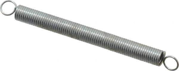 Gardner Spring - 0.187" OD, 2.41 Lb Max Load, 3.96" Max Ext Len, 0.023" Wire Diam Spring - 1.1 Lb/In Rating - Industrial Tool & Supply