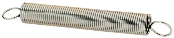 Gardner Spring - 0.312" OD, 2.61 Lb Max Load, 5.92" Max Ext Len, 0.0286" Wire Diam Spring - 0.63 Lb/In Rating - Industrial Tool & Supply