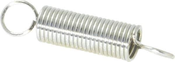Gardner Spring - 0.312" OD, 4.67 Lb Max Load, 2.45" Max Ext Len, 0.0348" Wire Diam Spring - 3.86 Lb/In Rating - Industrial Tool & Supply
