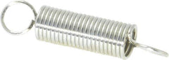 Gardner Spring - 0.312" OD, 4.67 Lb Max Load, 2.45" Max Ext Len, 0.0348" Wire Diam Spring - 3.86 Lb/In Rating - Industrial Tool & Supply