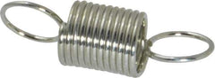 Gardner Spring - 3/8" OD, 3.79 Lb Max Load, 2.07" Max Ext Len, 0.0348" Wire Diam Spring - 3.82 Lb/In Rating - Industrial Tool & Supply