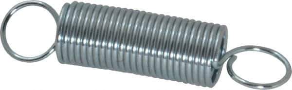 Gardner Spring - 3/8" OD, 3.8 Lb Max Load, 3.44" Max Ext Len, 0.0348" Wire Diam Spring - 1.88 Lb/In Rating - Industrial Tool & Supply