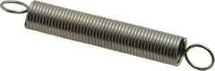 Gardner Spring - 0.437" OD, 8.02 Lb Max Load, 5.88" Max Ext Len, 0.0475" Wire Diam Spring - 2.41 Lb/In Rating - Industrial Tool & Supply
