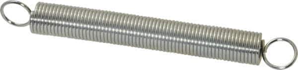 Gardner Spring - 0.437" OD, 8.01 Lb Max Load, 7.41" Max Ext Len, 0.0475" Wire Diam Spring - 1.87 Lb/In Rating - Industrial Tool & Supply
